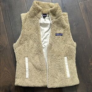 Patagonia Beige Sherpa Vest